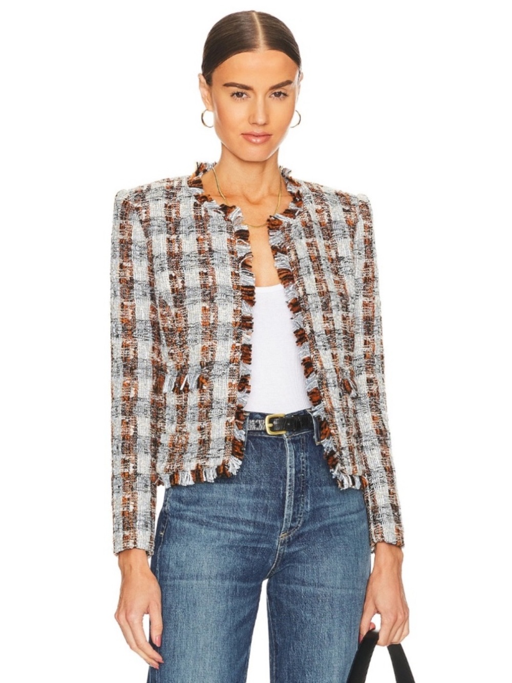 L'AGENCE Angelina Tweed Blazer size 4